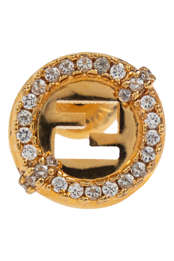 Fendi Earrings with shimmering crystals
