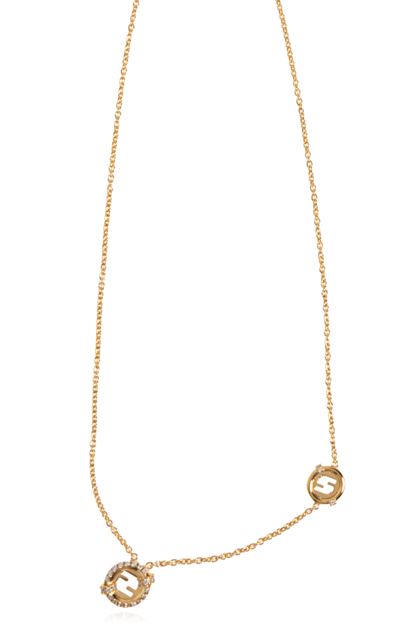 Necklace with shimmering crystals od Fendi