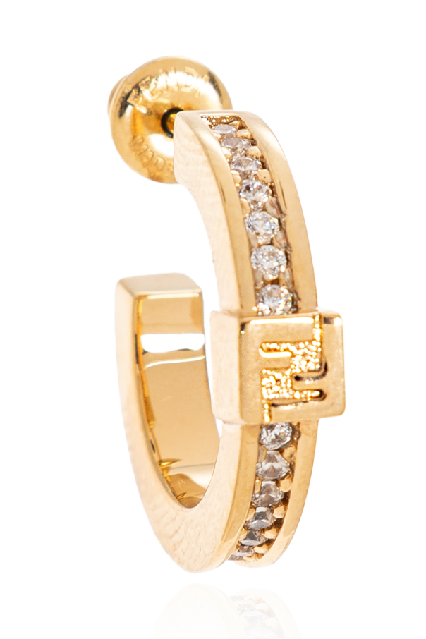 Fendi Earrings with shimmering crystals