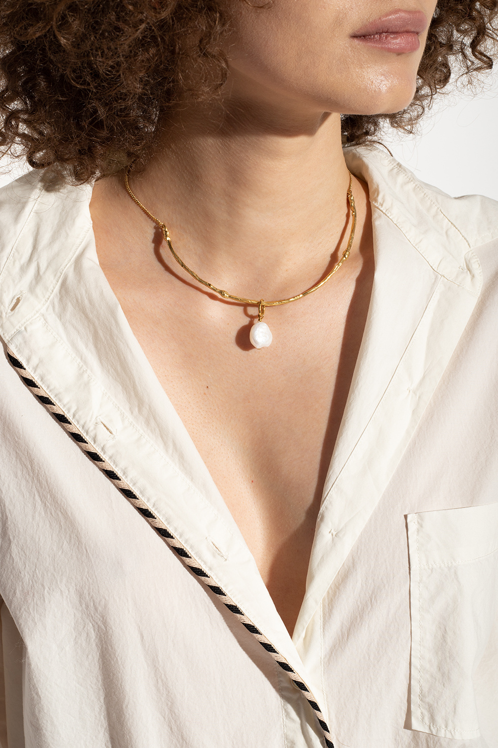 forte_forte Brass necklace