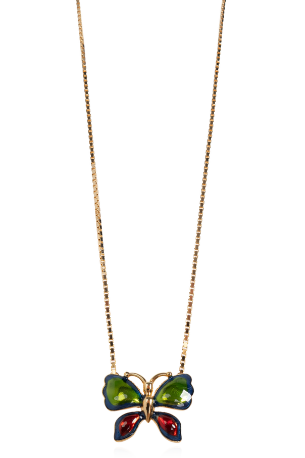 Necklace with a butterfly motif pendant od Valentino Garavani