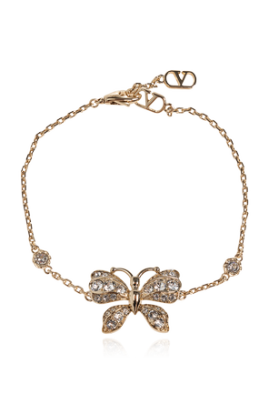 Bracelet with a butterfly pendant