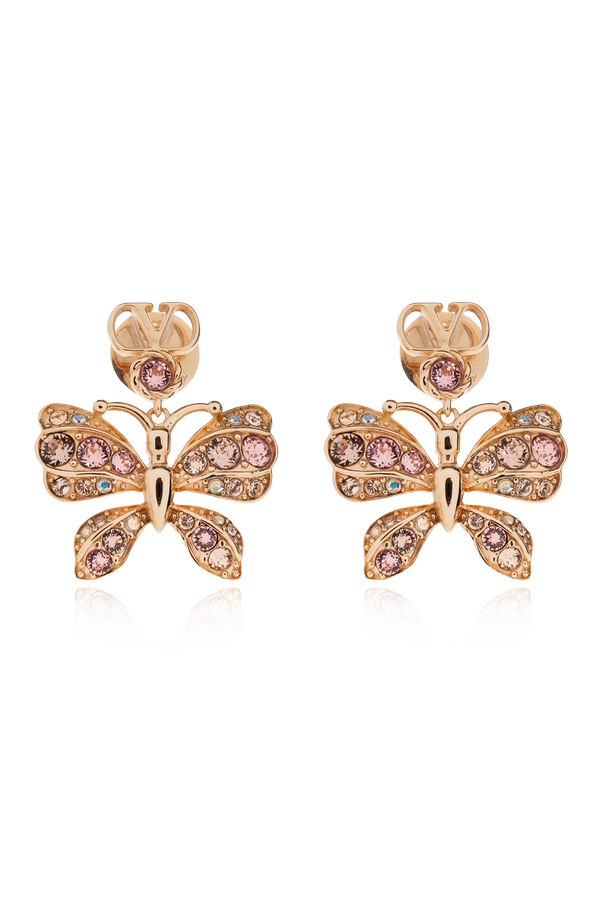 Earrings with shimmering crystals od Valentino Garavani