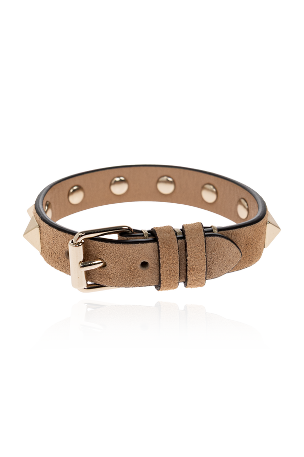 Suede bracelet with studs od Valentino Garavani