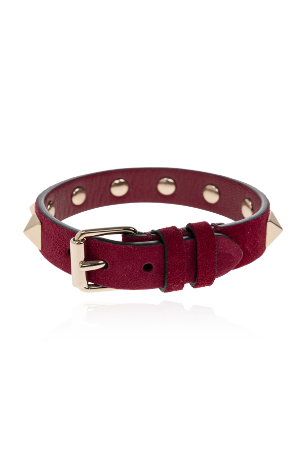 Suede bracelet with studs od Valentino Garavani