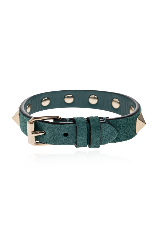 Suede bracelet with studs od Valentino Garavani