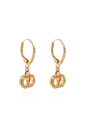 Earrings with Swarovski crystals
