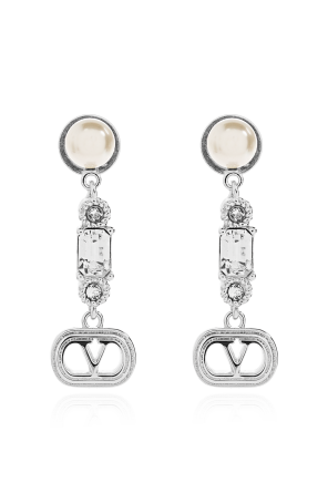 Earrings with Swarovski crystals