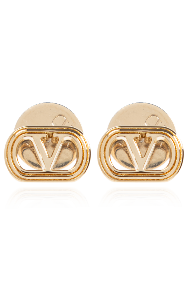Logo-shaped earrings od Valentino Garavani