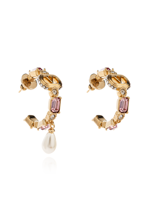 Pendientes con cristales brillantes