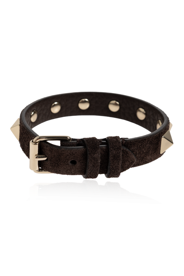 Suede bracelet with studs od Valentino Garavani