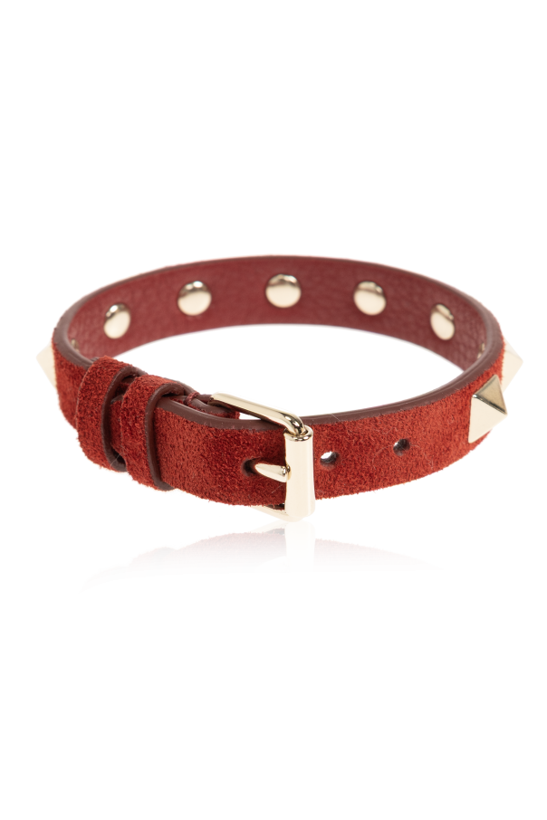 Valentino Garavani Suede bracelet with studs