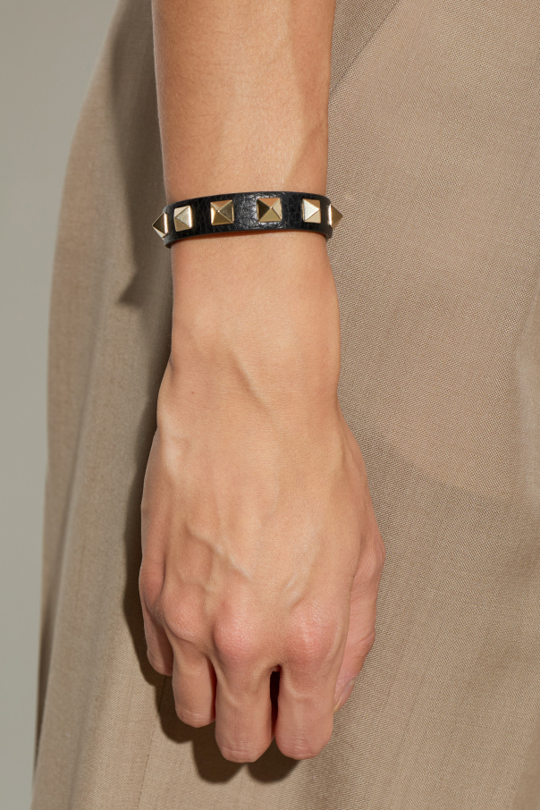 Valentino Garavani Leather bracelet with studs