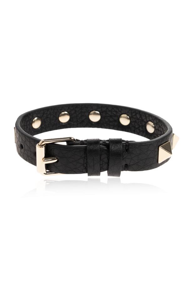 Valentino Garavani Leather bracelet with studs