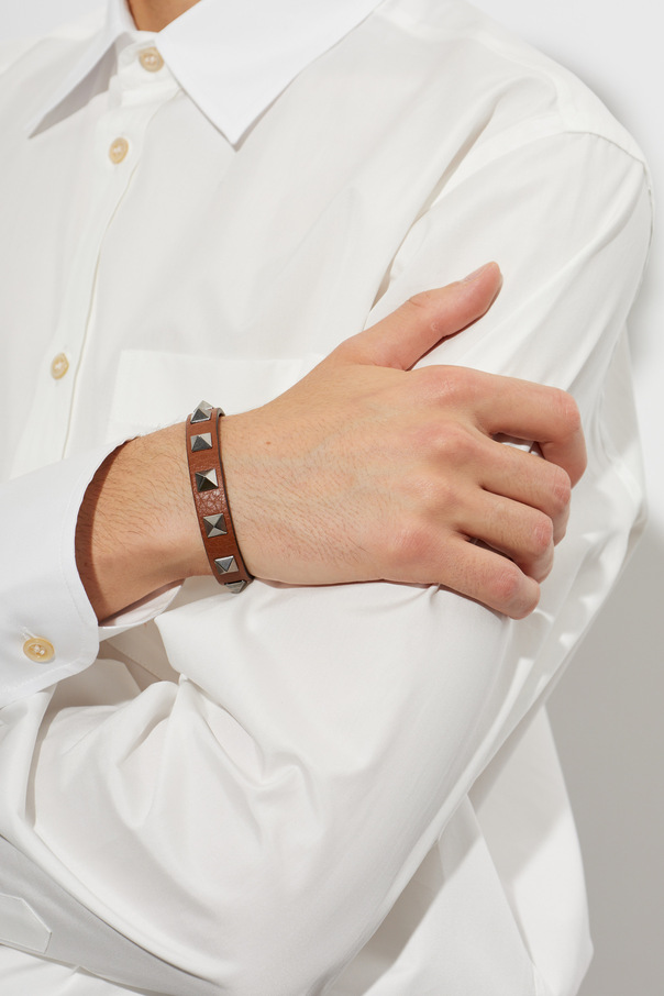 Valentino Garavani Lederarmband mit Nieten