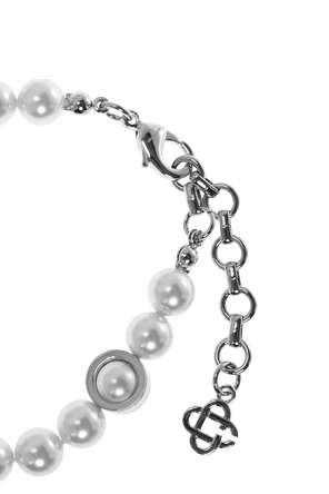 Casablanca Silver Pearl Bracelet