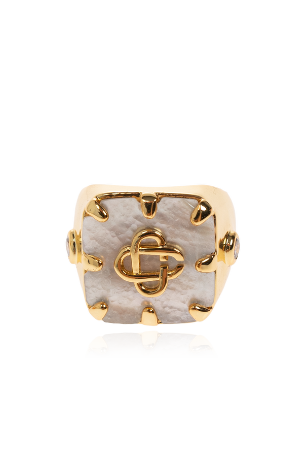 Signet ring with logo od Casablanca