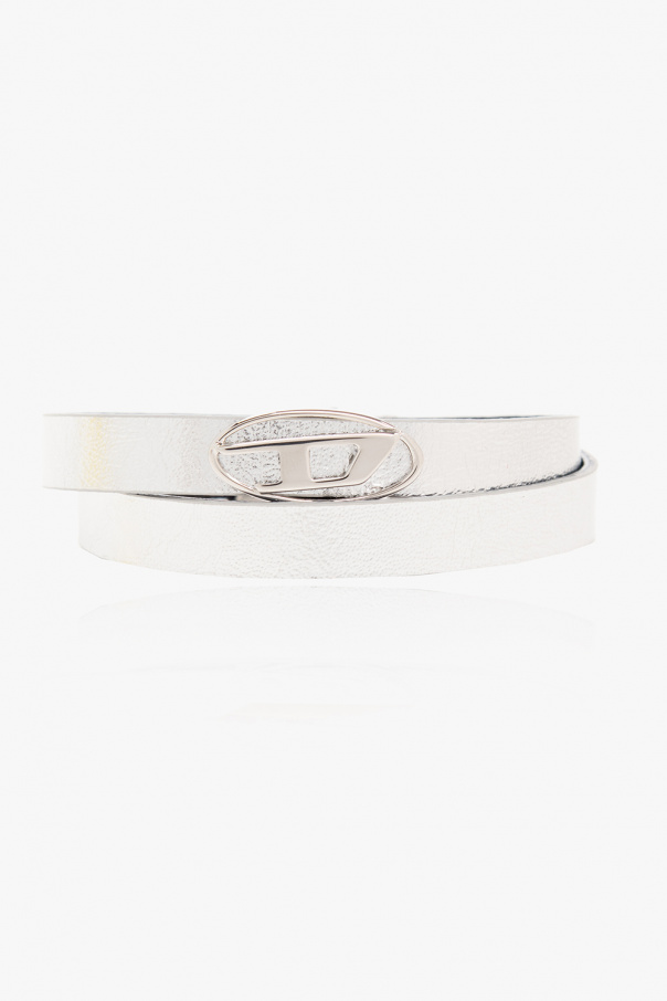 Diesel ‘A-Double Ada’ leather bracelet