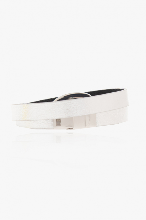 Diesel ‘A-Double Ada’ leather bracelet