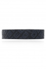 Diesel Leather bracelet with logo