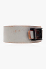 Diesel GREY ‘A-PHIL’ leather bracelet
