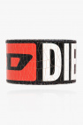 Diesel BLACK ‘A-PRINTYE II’ leather bracelet