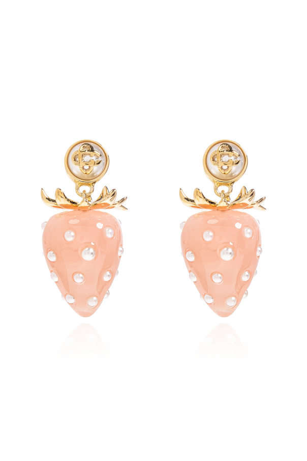 Strawberry motif earrings od Casablanca