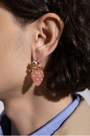 Casablanca Pendientes con motivo de fresa