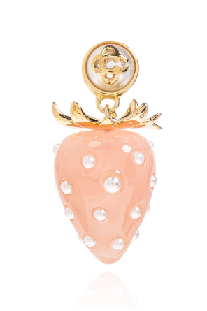 Casablanca Pendientes con motivo de fresa