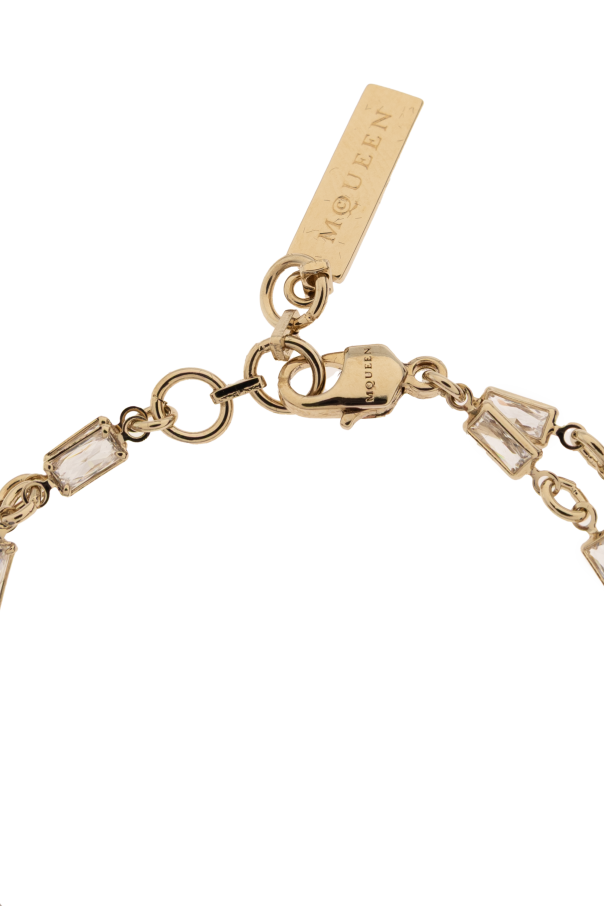 Alexander McQueen Náramok s zirkónmi