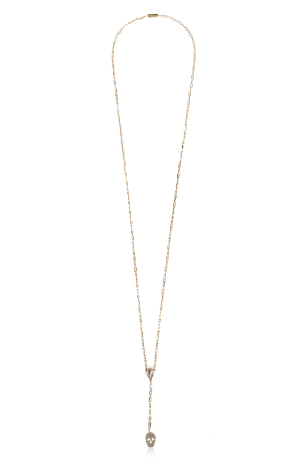 Alexander McQueen Колие с цирконии