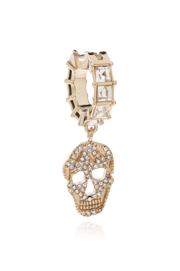 Alexander McQueen Earrings with shimmering crystals