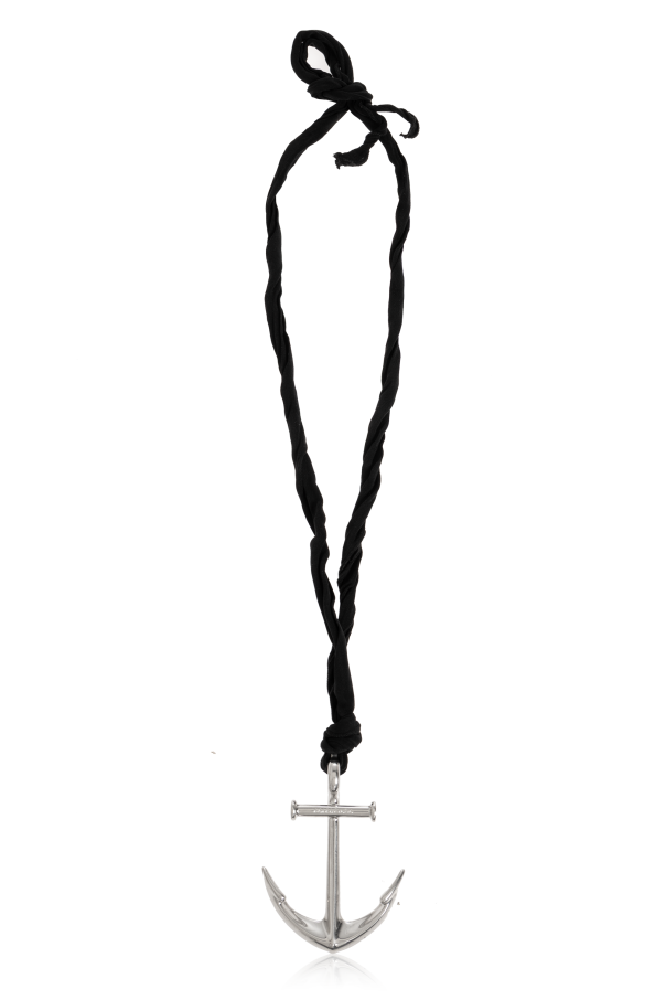 Necklace with anchor-shaped pendant od Balenciaga