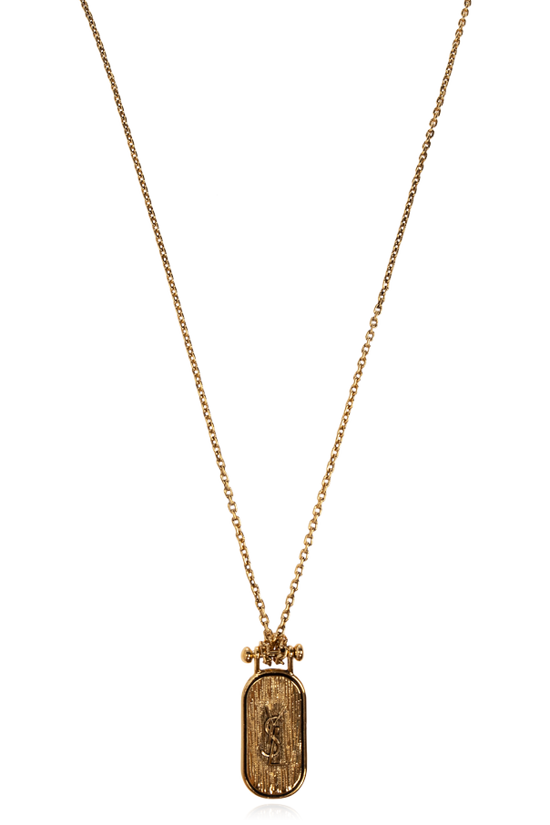 Necklace with logo pendant od Saint Laurent