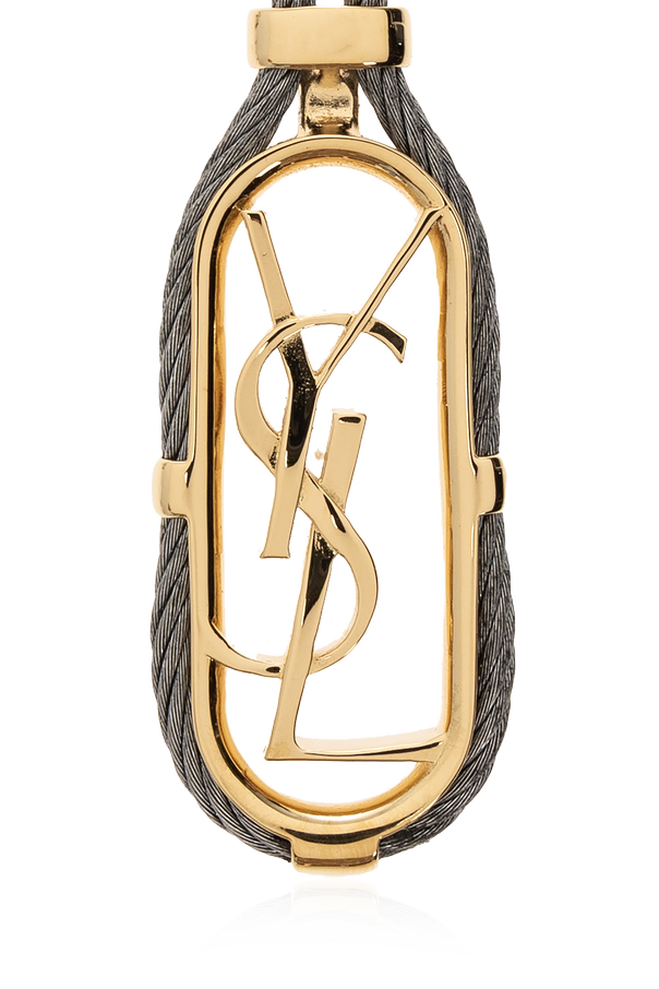 Saint Laurent Schlüsselanhänger mit Logo für die Tasche