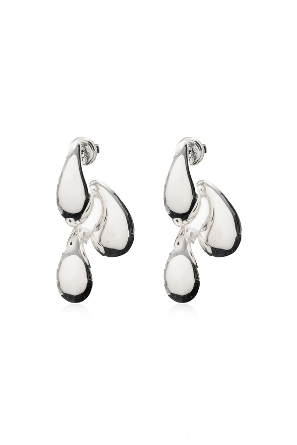 Bottega Veneta Silver Earrings
