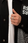 Raf Simons SILVER Embossed ring