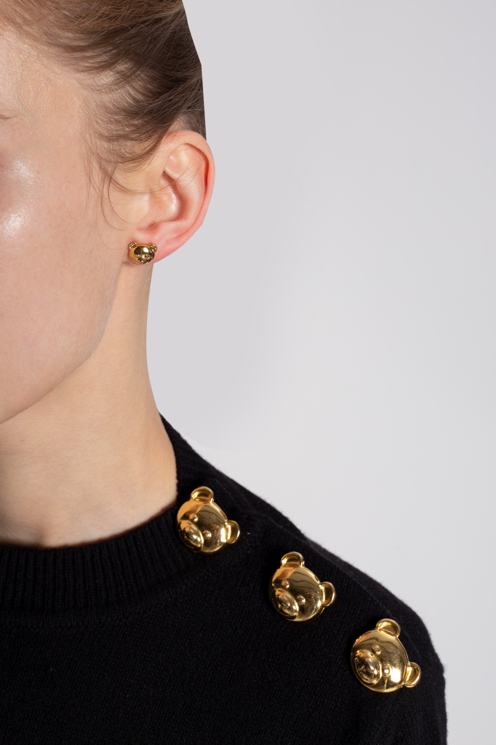 Moschino Teddy bear earrings