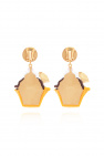 Moschino Clip-on earrings with enamel