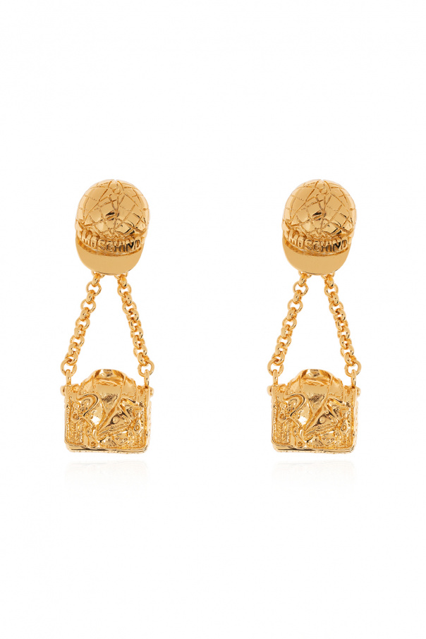 Moschino Long clip-on earrings