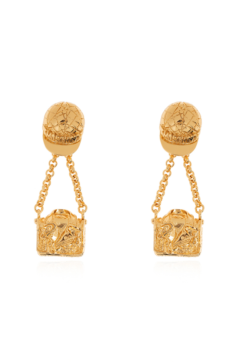 Moschino Long clip-on earrings