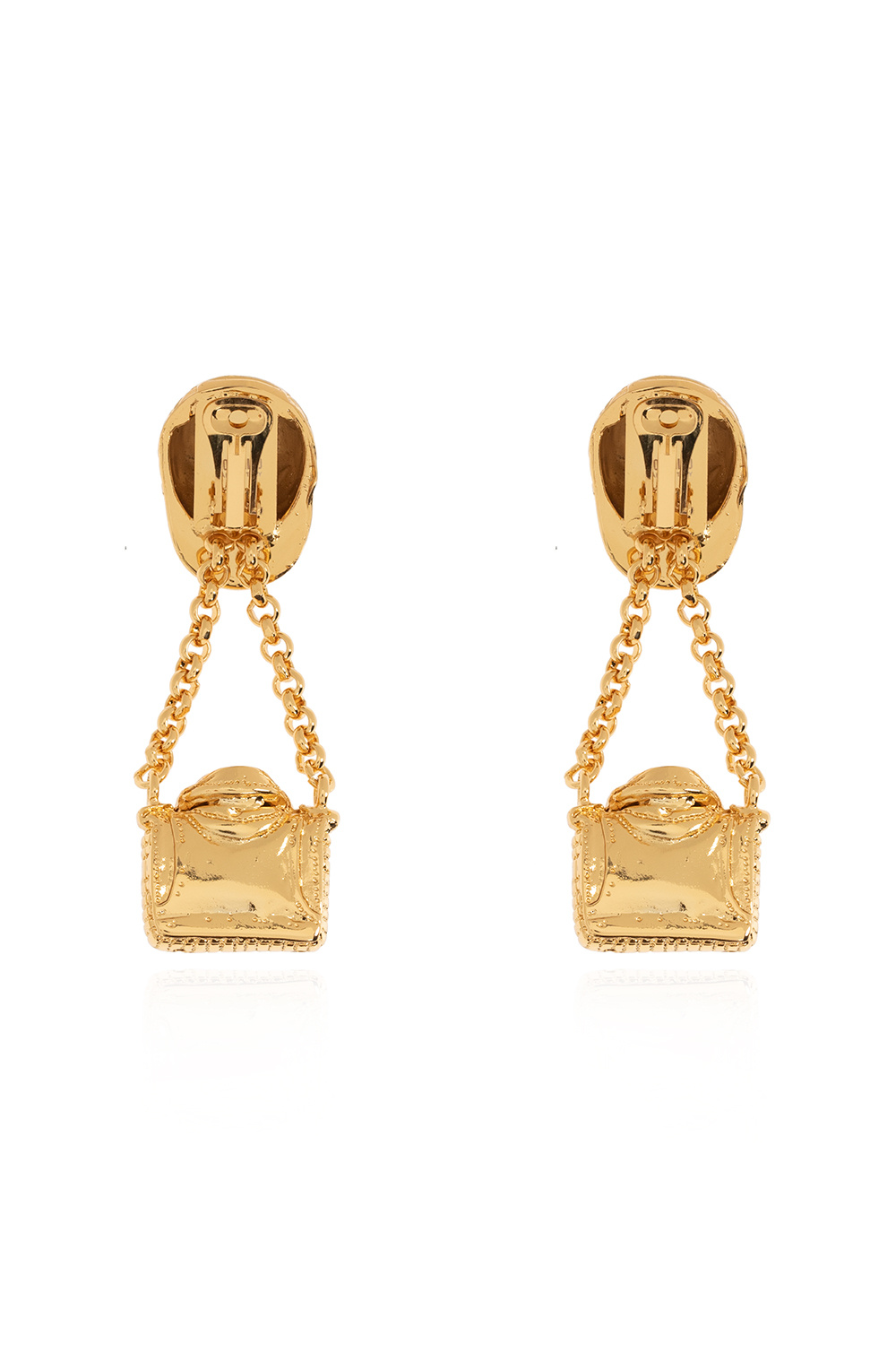 Moschino Long clip-on earrings