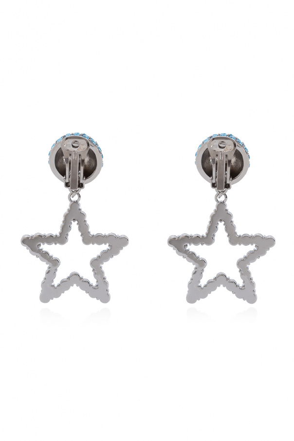 Moschino Clip-on earrings with stars