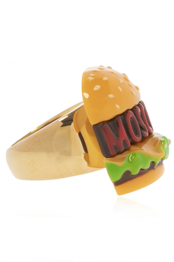 Moschino Ring with logo