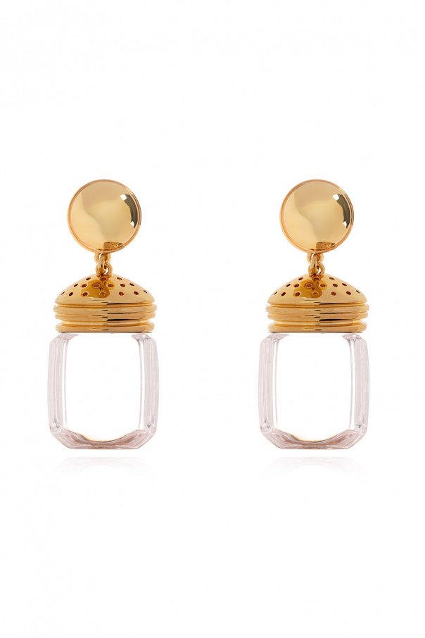 Moschino Clip-on earrings with logo