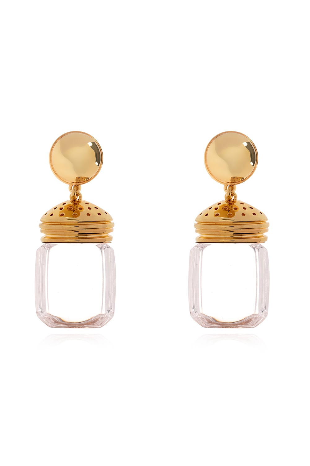 Moschino Clip-on earrings with logo