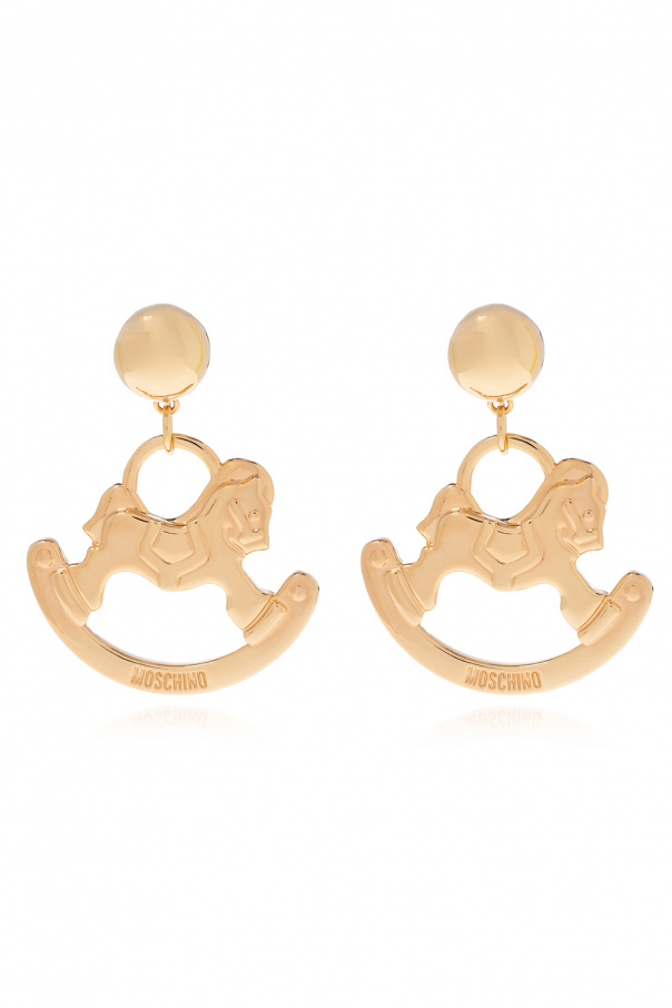 Moschino Clip-on earrings with decorative charm