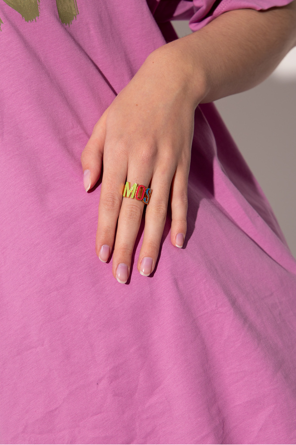 Moschino Ring with logo