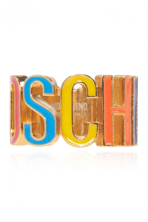 Moschino Ring with logo