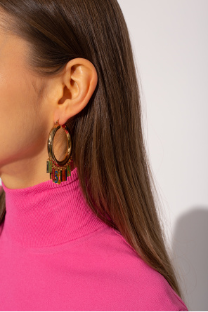Earrings with pendants od Moschino